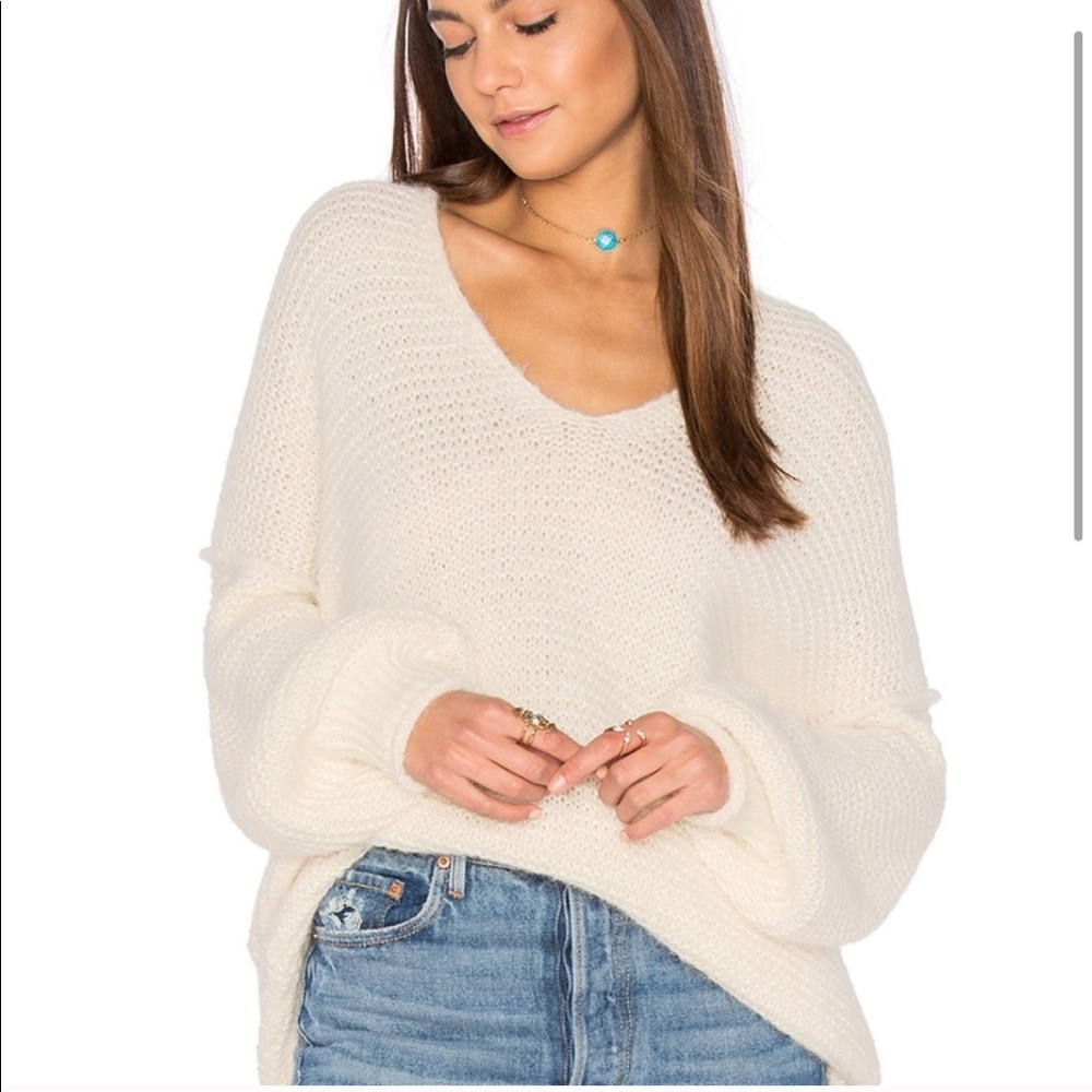 Free People Oversized Alpaca Sweater
